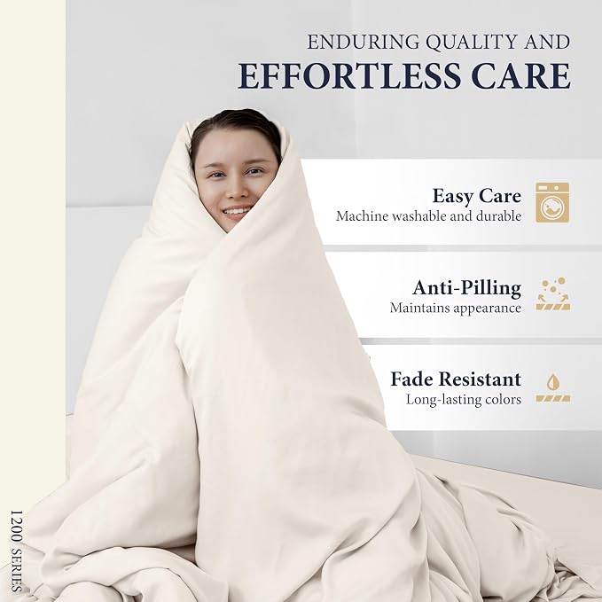 100% Egyptian Cotton Sheets California King Size - Image 7