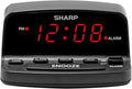 Sharp Digital Alarm Clock with Keyboard Style Controls, Battery Back-up by SHARP