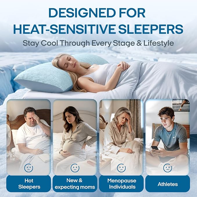 ZonLi Cooling Body Pillowcase for Hot Sleepers, Breathable Body Pillow Cover - Image 7