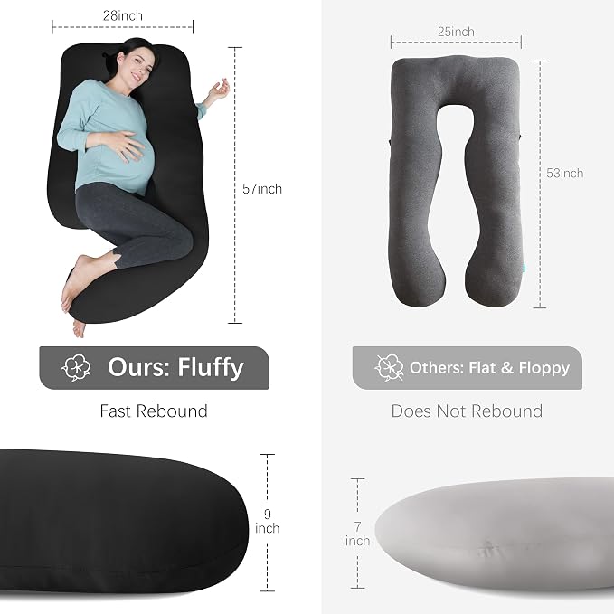 MOON PARK Pregnancy Pillows for Sleeping - Image 7
