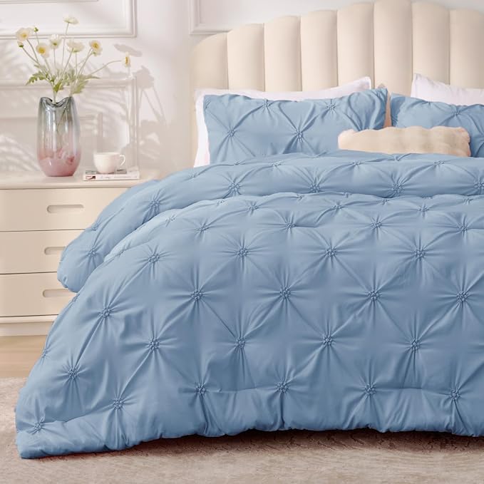 BEDELITE Cornflower Blue King Size Comforter Set by BEDELITE