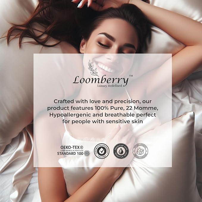 100% Pure Mulberry Silk Pillowcase - Image 7