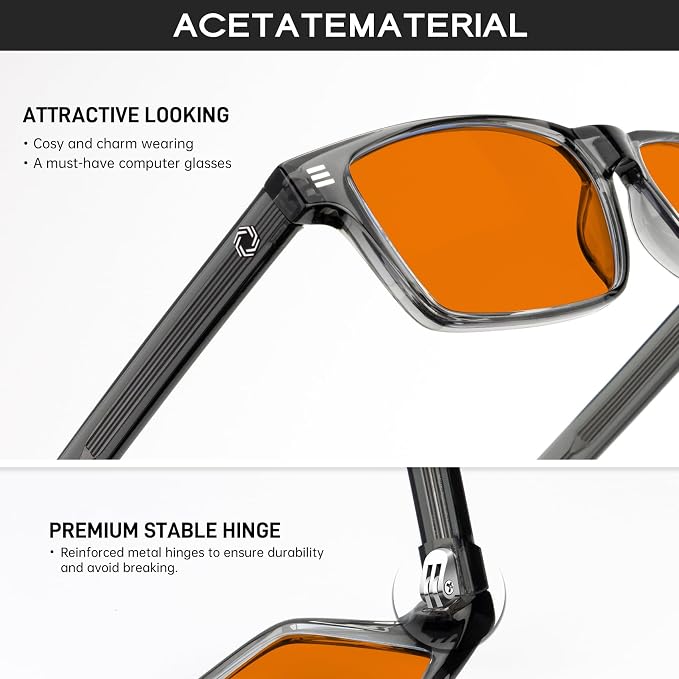 ANYLUV Blue Light Glasses Men Woman, Eye Strain Relief Eye Protection - Image 3