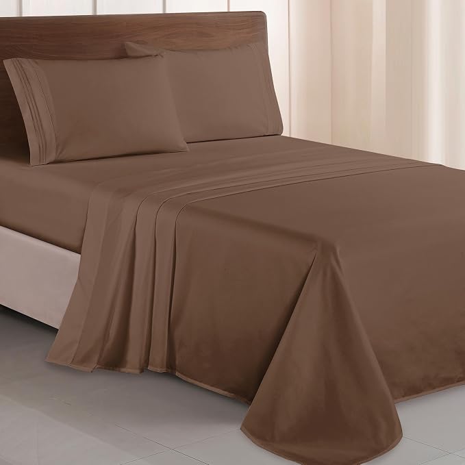 Elegant Comfort Luxurious 1500 Premium Hotel Quality Microfiber Three Line by ELEGANTCOMFORT