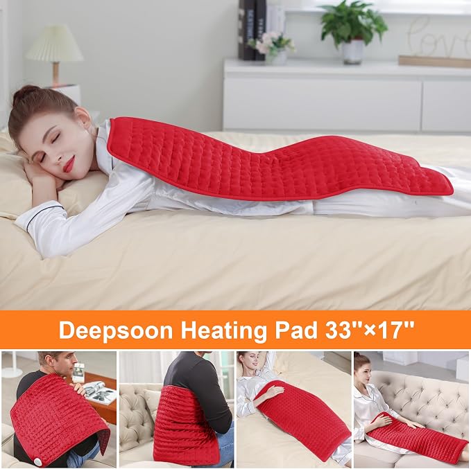 Deepsoon Heating Pad, Electric Heating Pads - Image 2