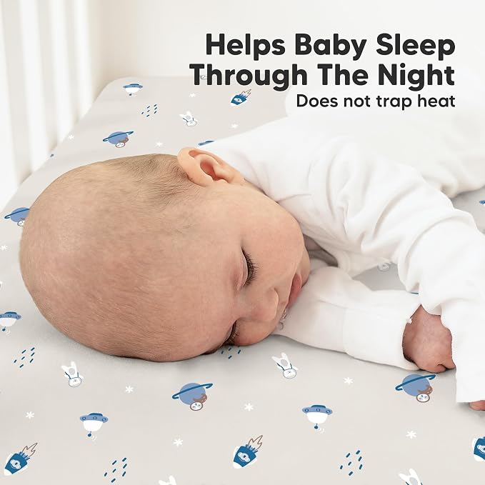 KeaBabies 2-Pack Organic Crib Sheets - Image 5