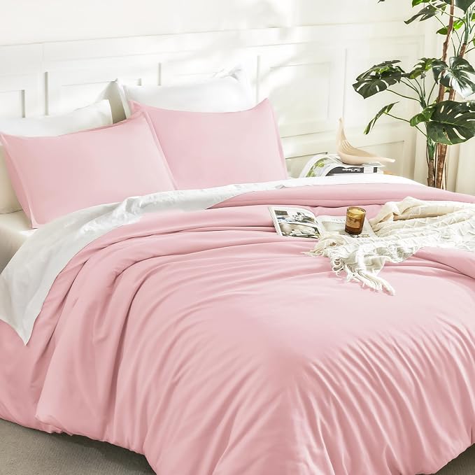 Litanika Twin XL Comforter Set Baby Pink, 2 Pieces Extra Long Dorm Bedding Sets - Image 5