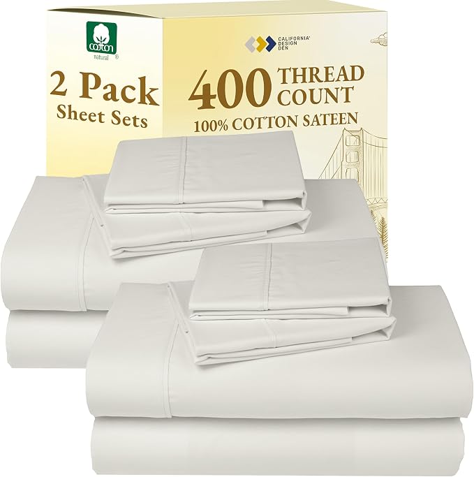 California Design Den 2-Pack Queen Sheet Set by CaliforniaDesignDen