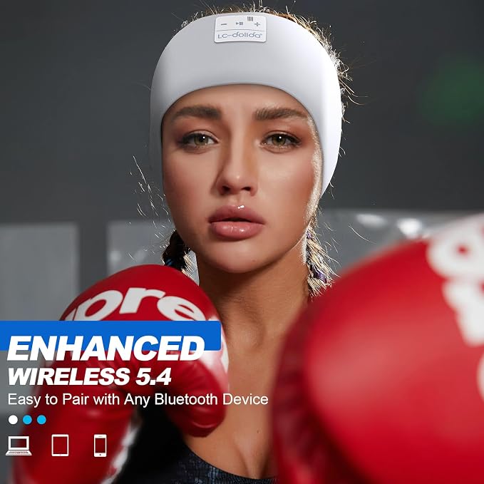 LC-dolida Sleep Headphones Bluetooth 5.4 | Headband Headphones Earphones - Image 3