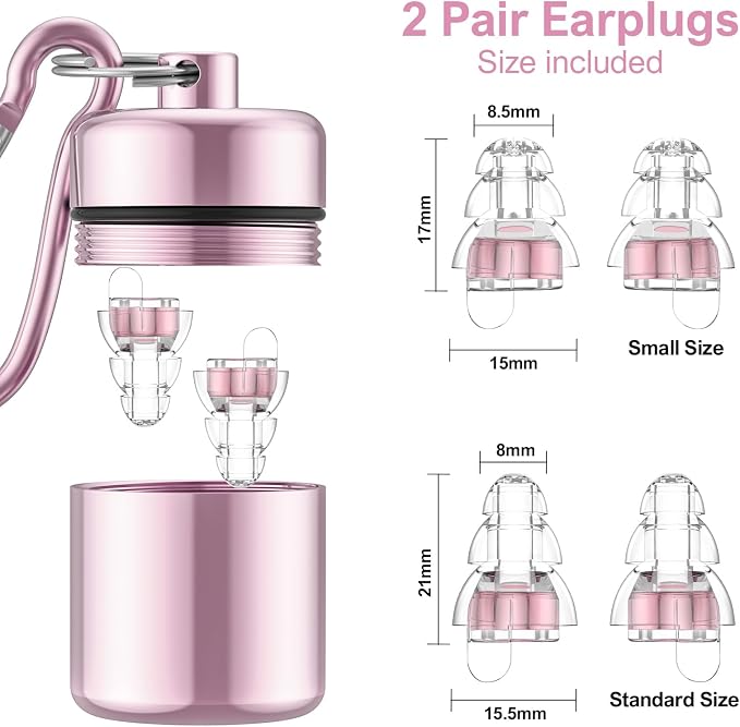 High Fidelity Concert Earplugs for Concerts Musicians，Earplugs for noise - Image 2