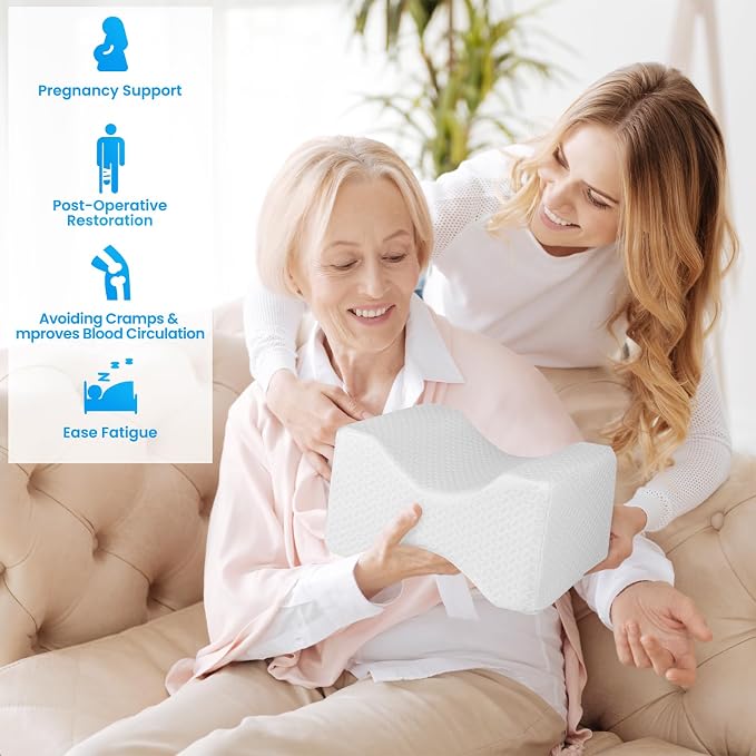 BlissTrends Memory Foam Knee Pillow, Knee Pillow - Image 7