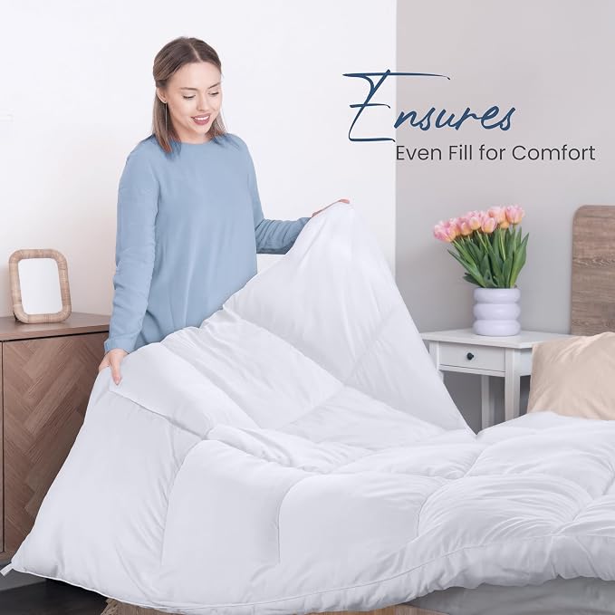 Utopia Bedding Comforters Twin Size, All Season Duvet Insert, Down Alternative - Image 5