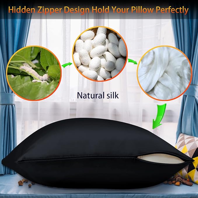 Mulberry Silk Pillowcase 2 Pack - Image 5
