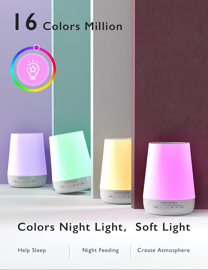 Baby Sound Machine, Momcozy White Noise Machine - Image 7