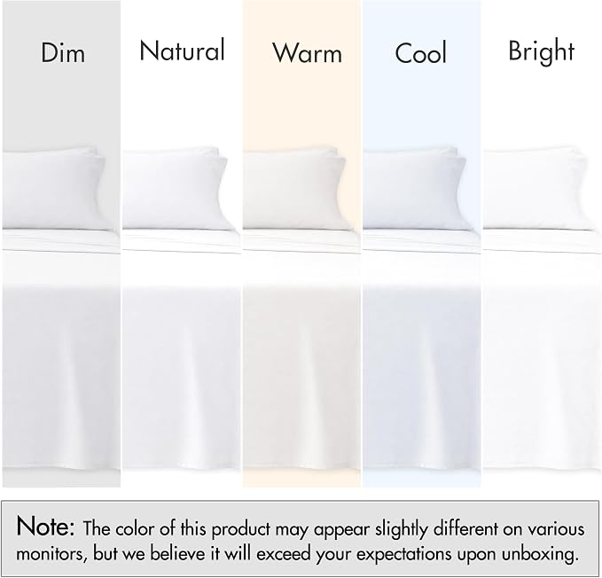 RUVANTI 100% Cotton Sheets – King Size Percale Bedding, Cooling & Breathable - Image 7
