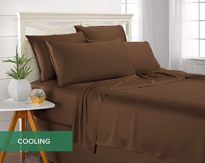 Pure Bamboo California King Sheets, Genuine 100% Organic Viscose Derived from - Image 5