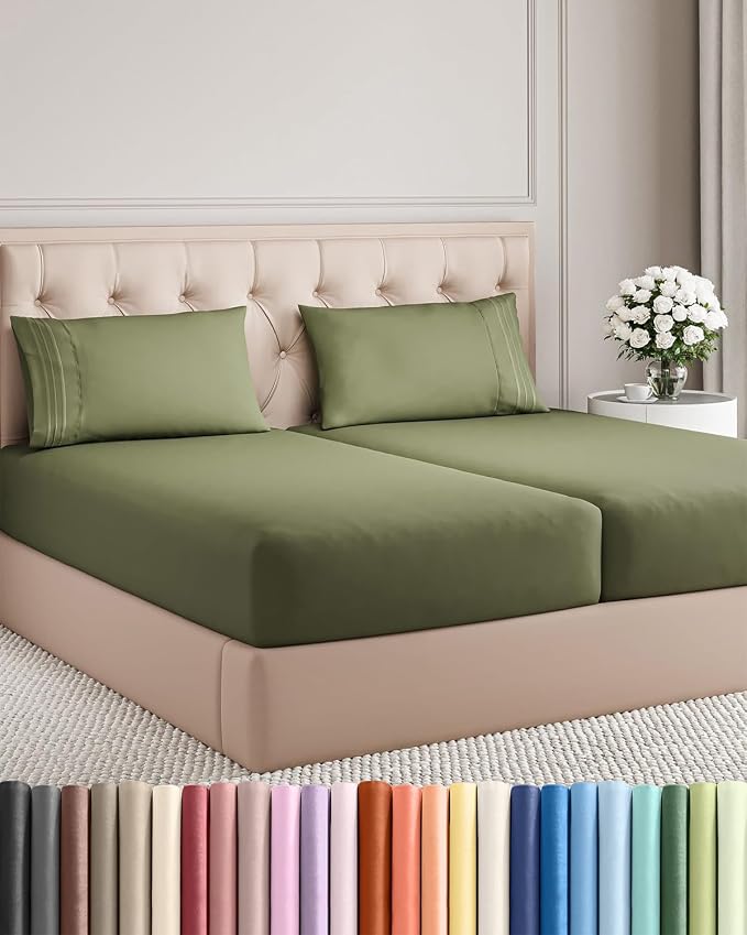 Split King Size 5 Piece Sheet Set by CGKUnlimited