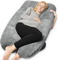 QUEEN ROSE Pregnancy Pillows, U Shaped Full Body Pillow by QUEENROSE