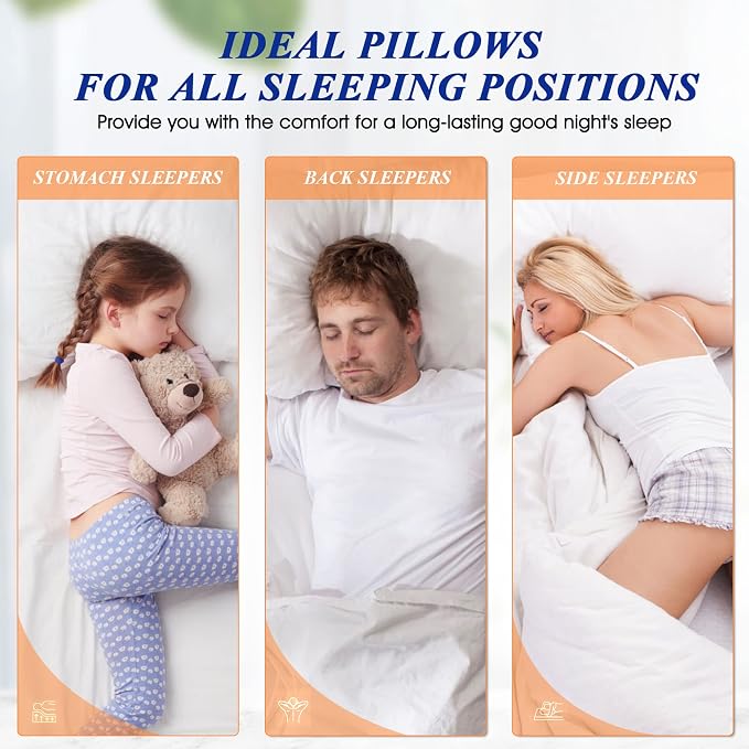 MZOIMZO Supportive Firm Bed Pillows - Image 4