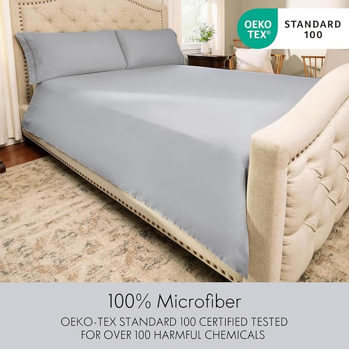 ClevaHome Full Size Sheet Set - Image 6