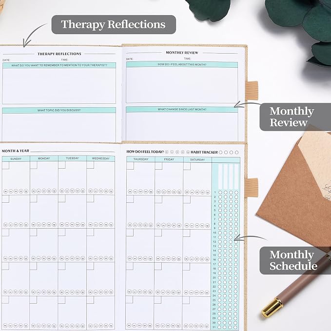 Mental Health Journal, Anxiety & Guided Journal - Image 4