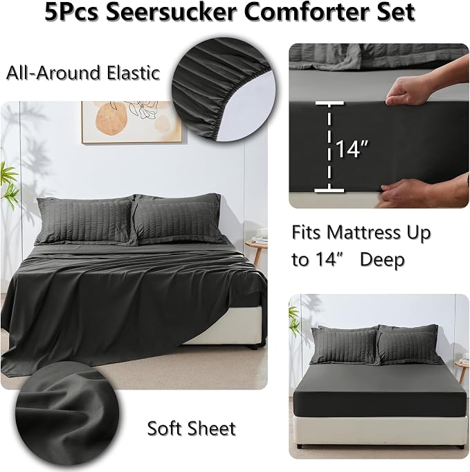CozyLux Twin Comforter Set - Image 7