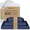Threadmill Luxury 800 Thread Count California King 100% Cotton Sheets by ThreadmillHomeLinen