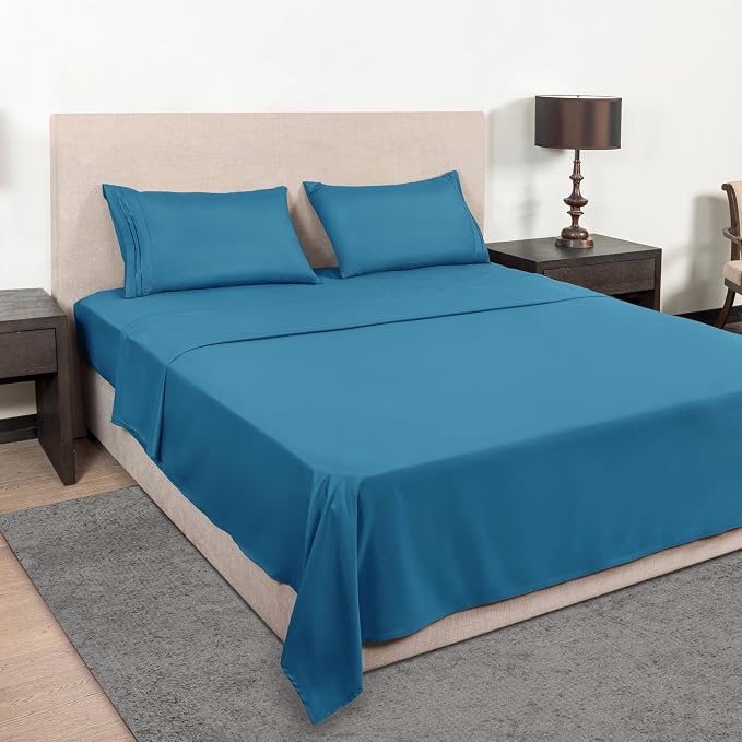 Mejoroom King Size Bed Sheet Set - Image 2
