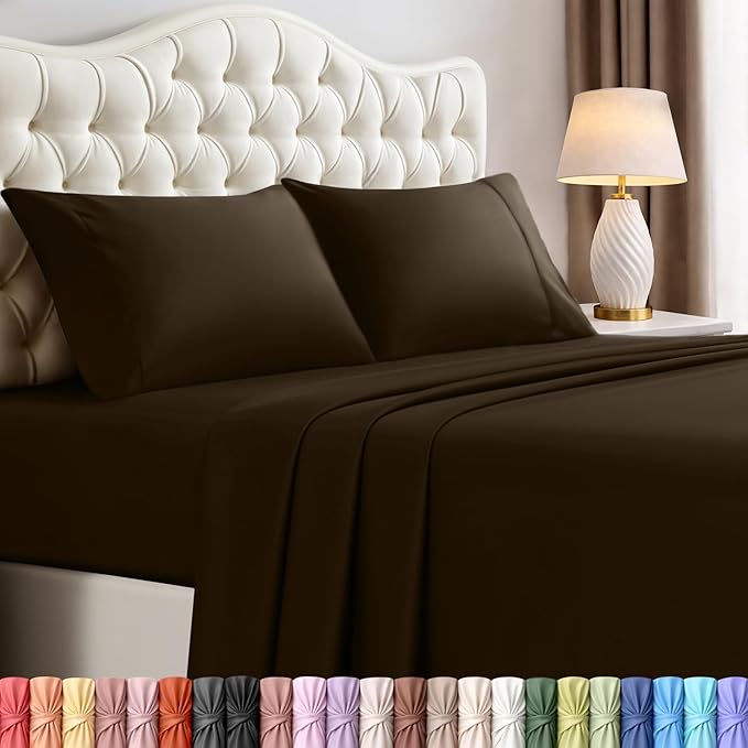Utopia Bedding California King Size Sheet Set – 4 Piece Bed Sheets, Soft and by UTOPIABEDDING
