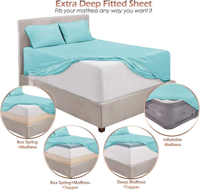 Hearth & Harbor Extra Deep Pocket Sheets - Image 6