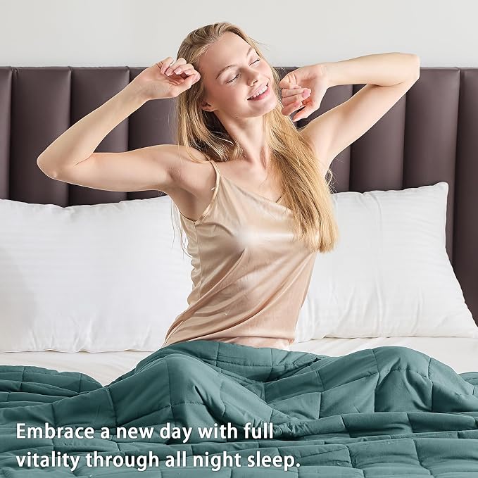 yescool Weighted Blanket for Adults Cooling Heavy Blanket for Sleeping Perfect - Image 5