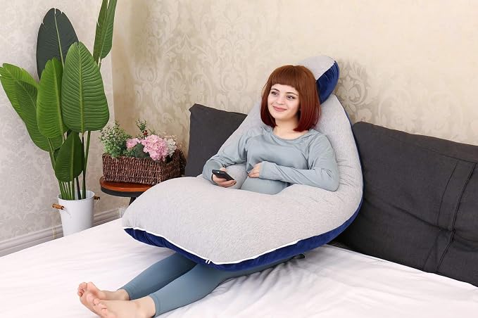 MOON PINE Pregnancy Pillow, U Shape Full Body Pillow - Image 6