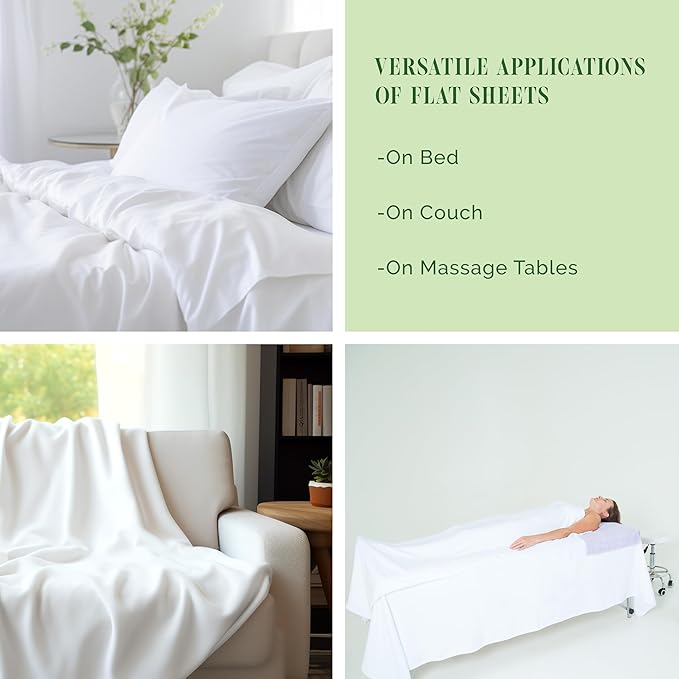 Luxury Flat Sheet on Amazon Elegant Comfort Wrinkle-Free 1500 Premier Hotel - Image 6