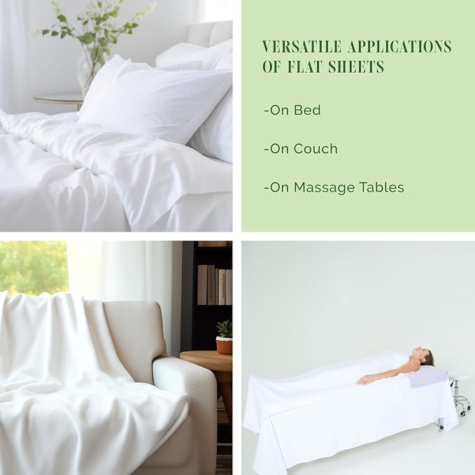 Luxury Flat Sheet on Amazon Elegant Comfort Wrinkle-Free 1500 Premier Hotel - Image 6