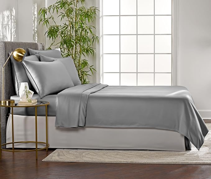 Pure Bamboo Queen Sheets, Genuine 100% Organic Viscose Derived from Bamboo Bed - Image 4
