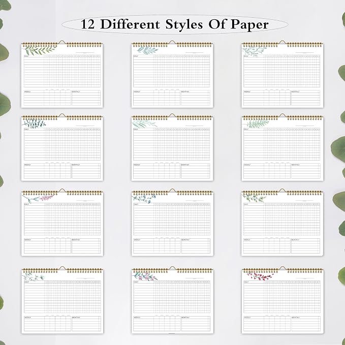 Habit Tracker Calendar，12 Monthly Habit Tracker Journal - Image 4