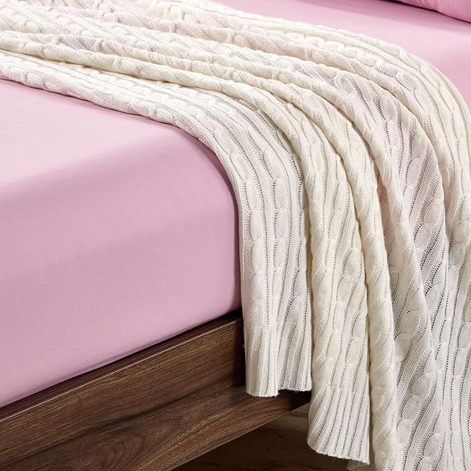 FreshCulture Queen Fitted Sheets, Bulk Pack of 6, Deep Pocket, Soft Microfiber - Image 5