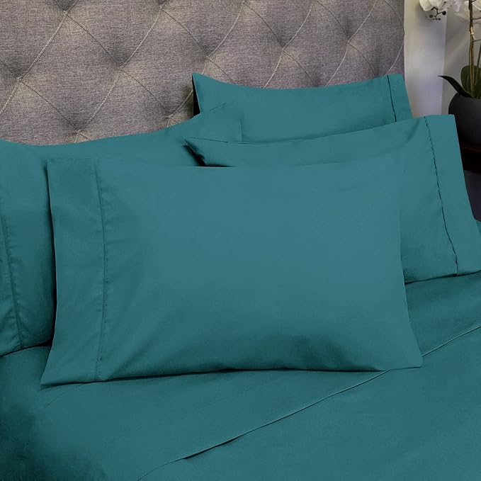 Queen Sheets Teal - Image 8