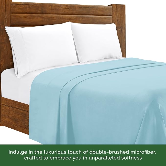 Luxury Flat Sheet on Amazon Elegant Comfort Wrinkle-Free 1500 Premier Hotel - Image 5