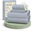 LANE LINEN 100% Organic Cotton Printed King Size Bedding Sheets & Pillowcases by LaneLinen