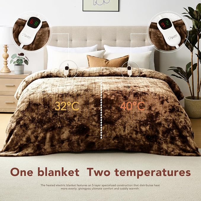 Homemate Electric Heated Blanket Queen Size - Image 8