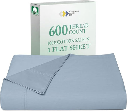 100% Cotton Flat Sheet by CaliforniaDesignDen