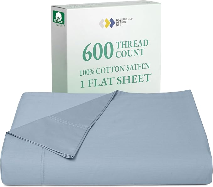 California Design Den Queen Size Flat Sheet Only by CaliforniaDesignDen