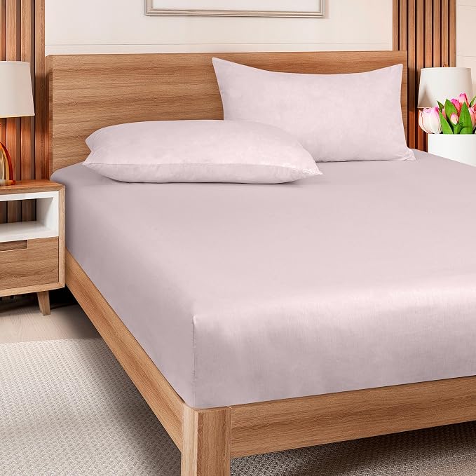 ROYALE LINENS 300 Thread Count 100% Long Staple Combed Cotton Fitted Sheet Twin - Image 5
