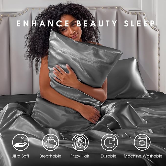 FreshCulture Satin Sheets California King - Image 7