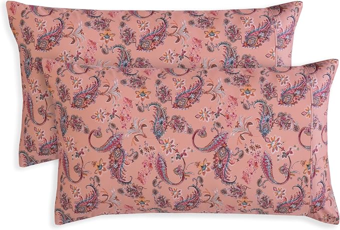 Elegant Comfort Paisley Pattern Pillowcase, 1500 Premium Hotel Quality by ELEGANTCOMFORT