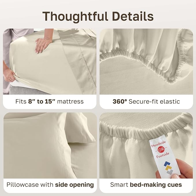California Design Den Twin XL Sheet Set - Image 6