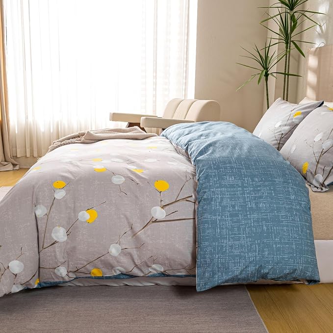OAITE Duvet Cover Set, 100% Cotton Comforter Cover - Image 5