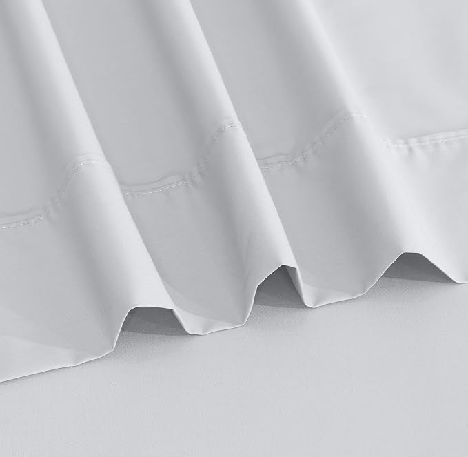 RUVANTI 100% Cotton Sheets – Queen Size Percale Bedding, Cooling & Breathable - Image 8