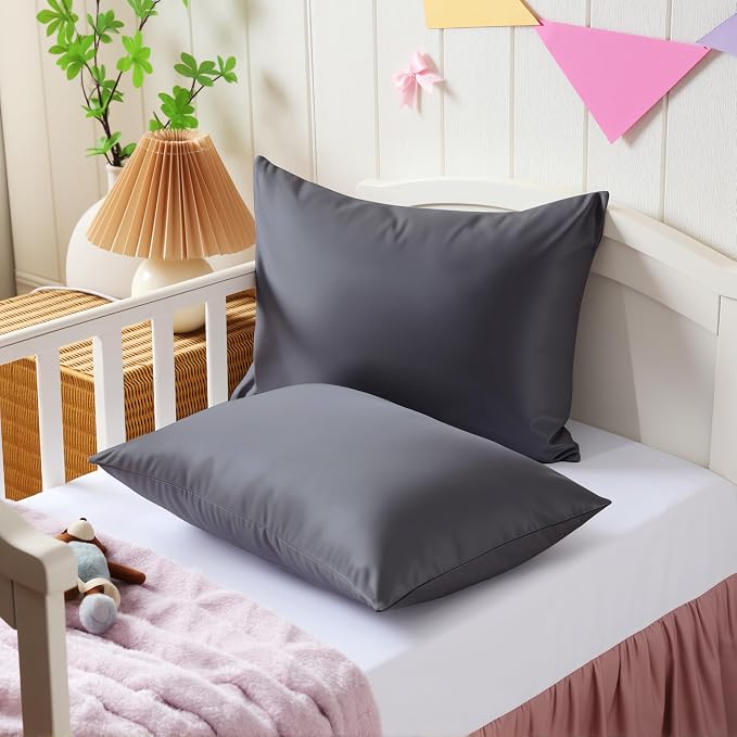 2 Pack Cooling Toddler Pillow Cases, Viscose Derived from Bamboo Small Pillow - Image 6